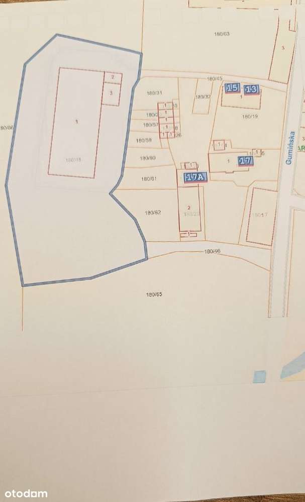 Działka 79,5 ara z zabudowaniami gospodarczymi. - Pełny obrazek: 4/8