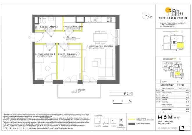 Dobry Poranek | mieszkanie 3-pok. | E.2.10 - Pełny obrazek: 3/16