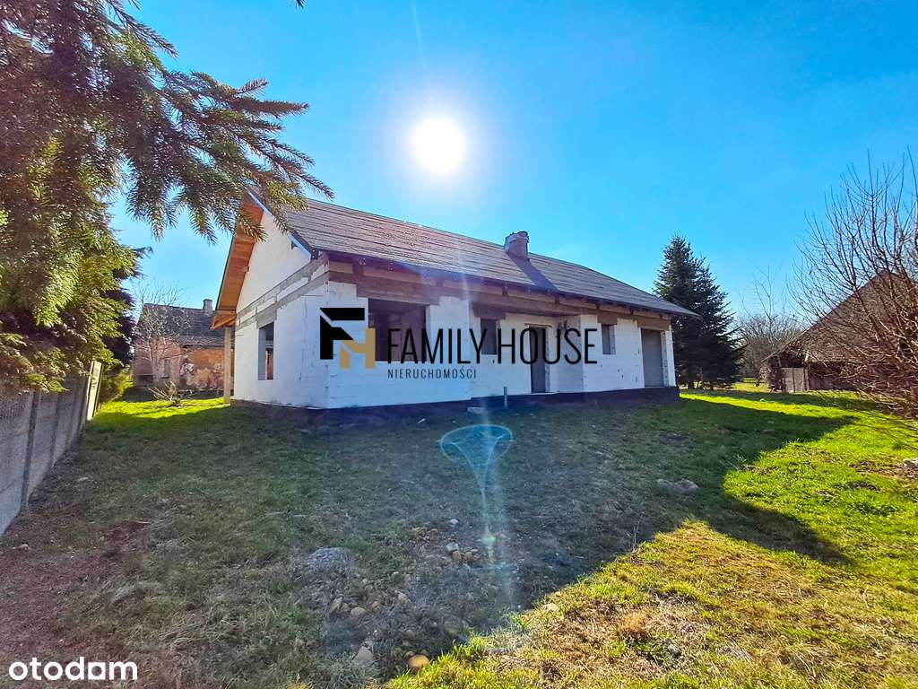 Dom 140 m2 w stanie surowym działka 56 arów! Gadka - Pełny obrazek: 4/17