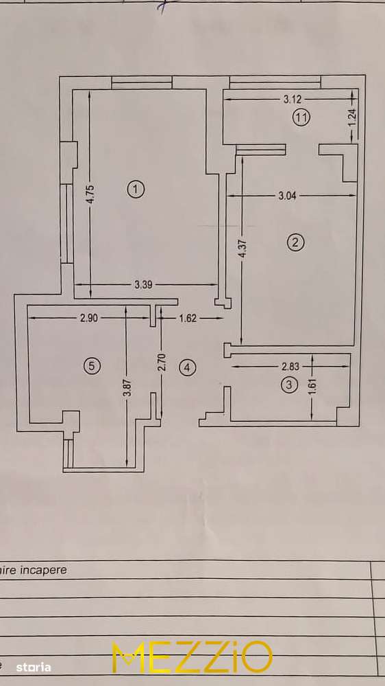 #Apartament 2 camere decomandate · bucătărie separată · Compozitorilor-12