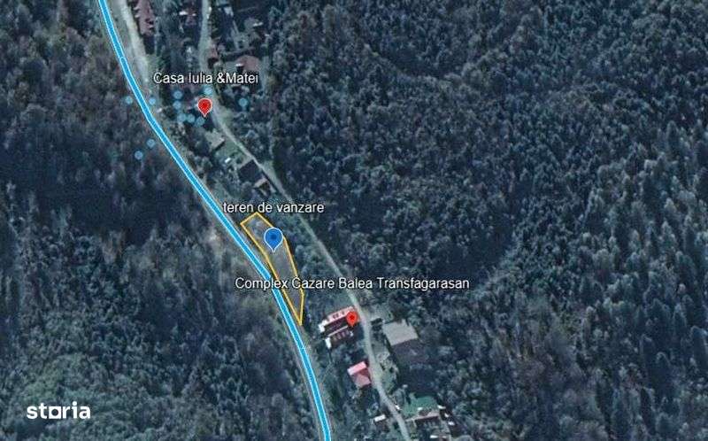 Teren Inravilan Unicat Pe Malul Raului Balea - Imagine principală: 2/6