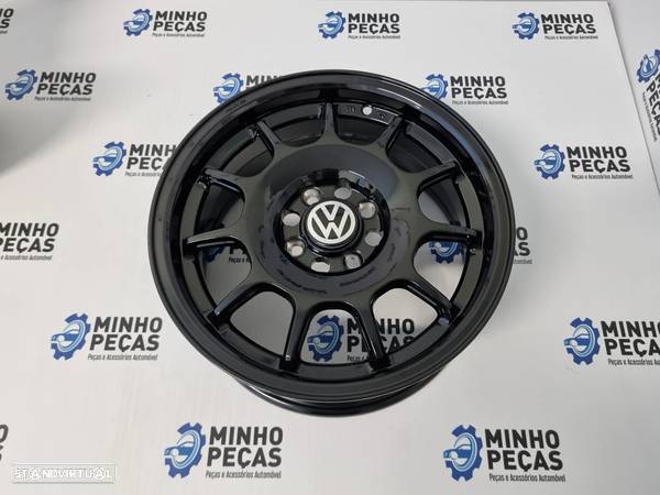 Jantes Volkswagen em 15 Preto Brilho (4x100) - 7