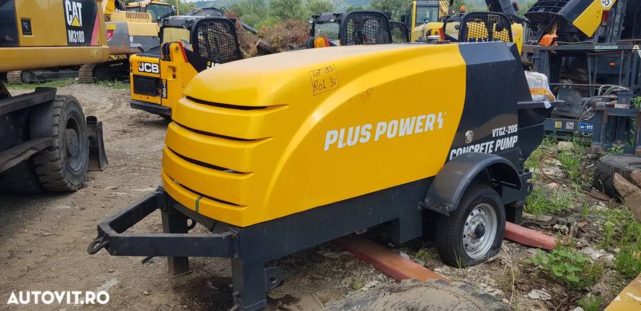 Plus Power VTGZ -20S Pompă de beton NOUĂ - 1