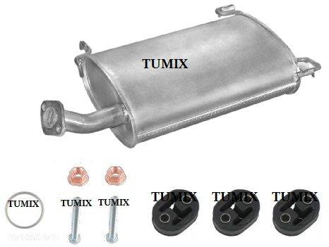 KOMPLET TŁUMIK KOŃCOWY NISSAN PRIMERA 1.6 78kW - 1