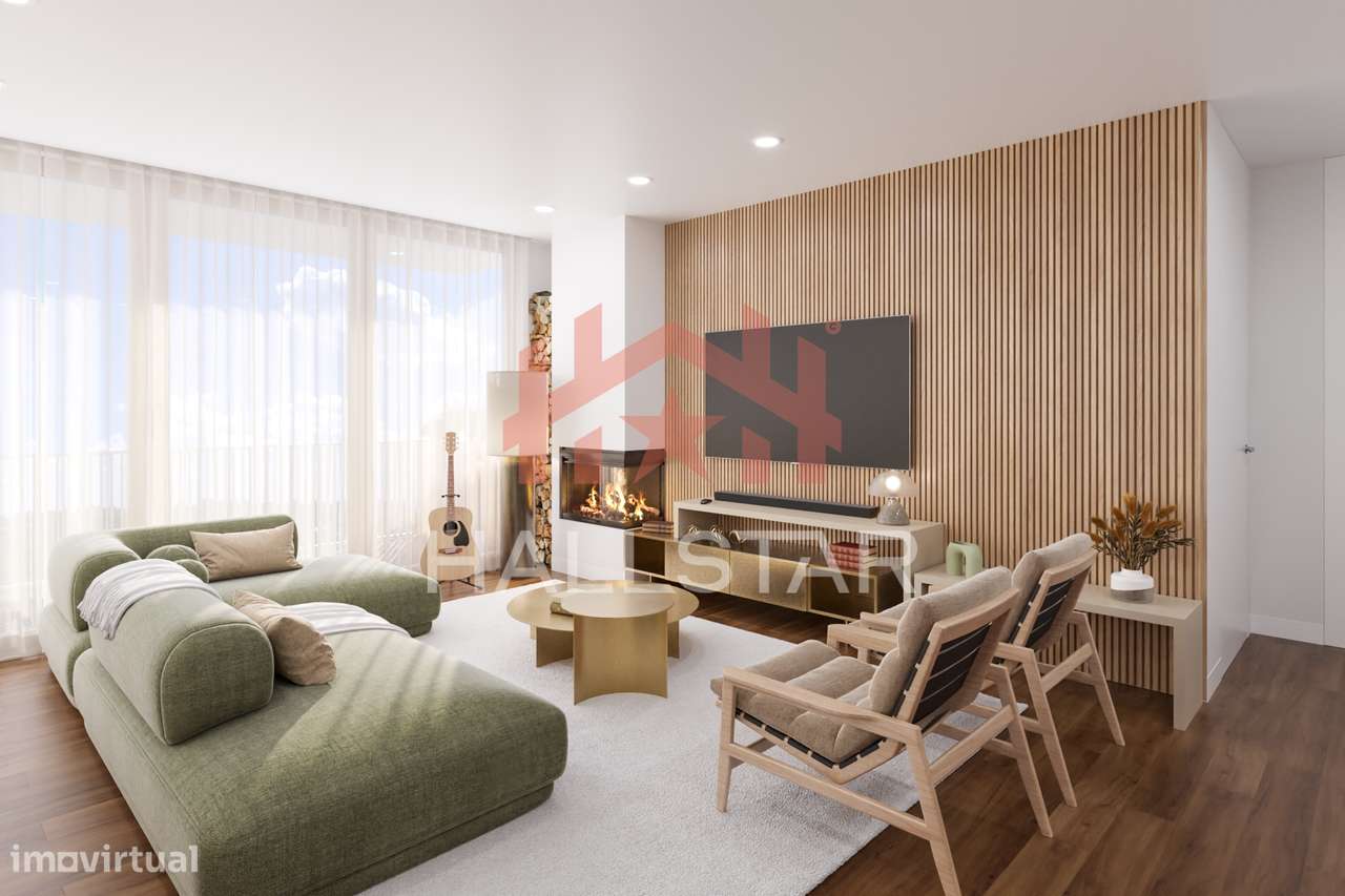 Apartamento T2 / Em Construção / Garagem para 2 Carros / Marrazes-4