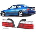 FAROLINS TRASEIROS PARA BMW E36 COUPE CABRIO 91-99 VERMELHO BRANCO LOOK M3 - 1