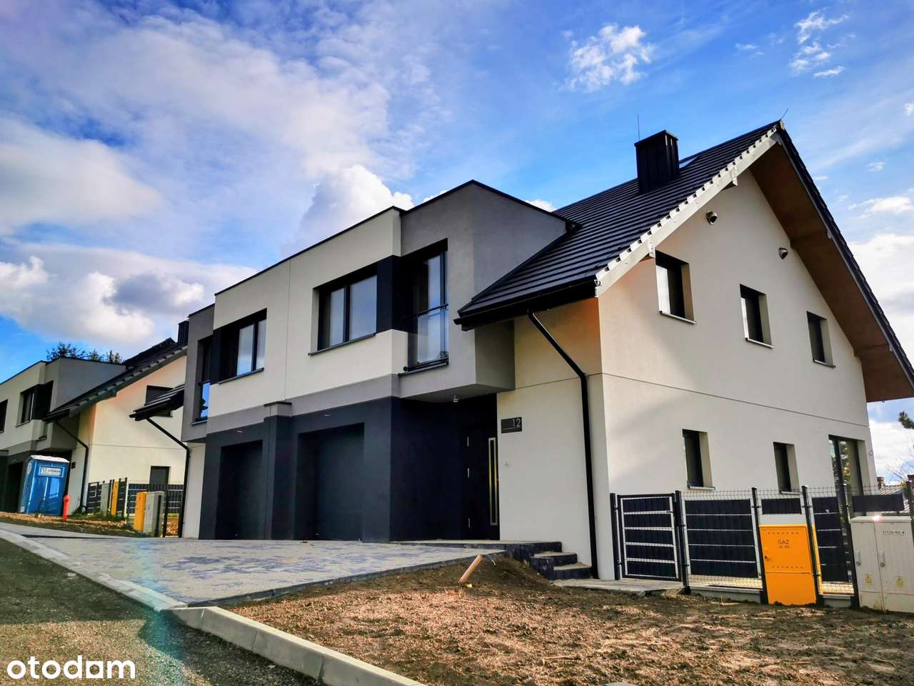 sprzedam nowy dom bliźniak, bezpośrednio, bez PCC, stan deweloperski - Pełny obrazek: 1/15