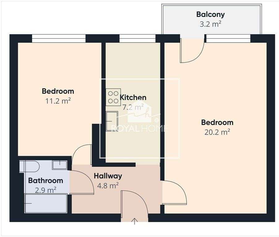 Dwa pokoje z balkonem w Super Cenie! Okazja!-9