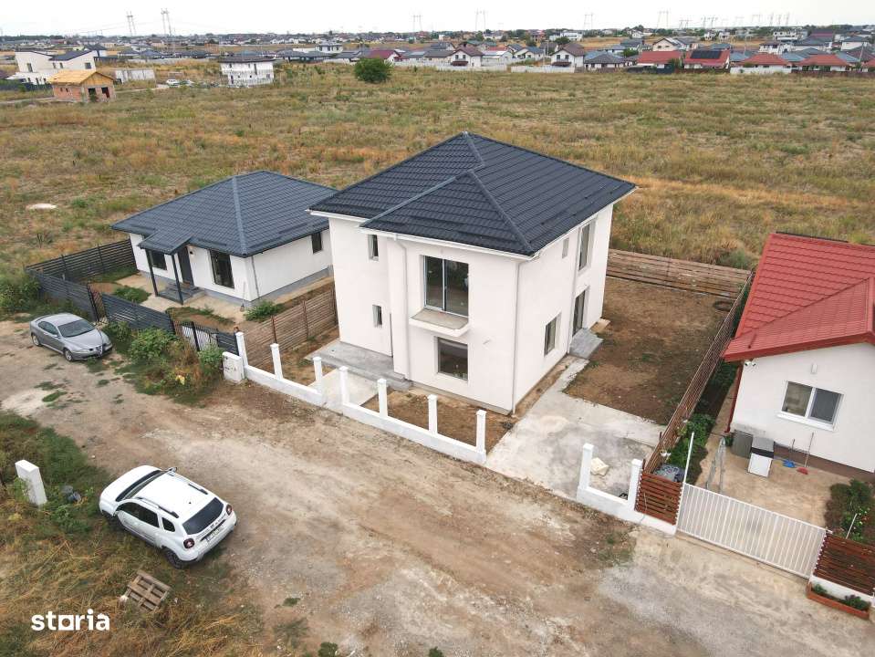 Vila Individuala 4 camere P+1 in Comuna Berceni | 141mp, curte 300mp - Imagine principală: 1/11