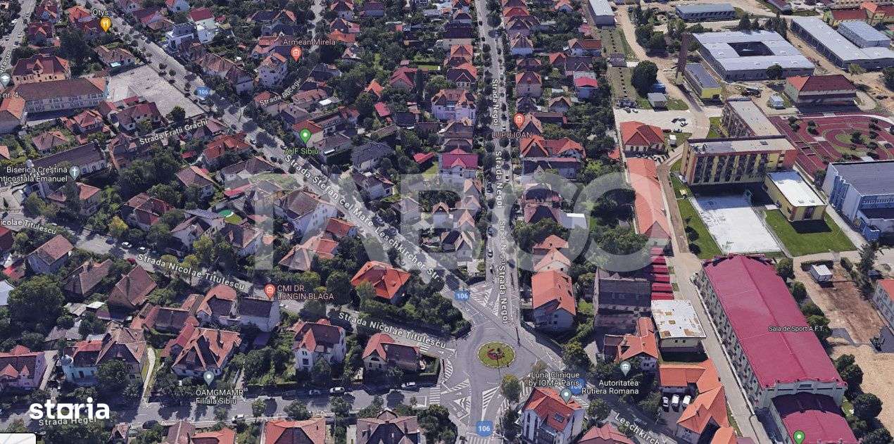 1200 mp teren cu casa individuala de  renovat in zona buna din Sibiu - Imagine principală: 2/8