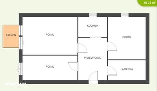 Mieszkanie, 48 m², Opole