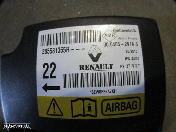 Kit Airbags 985100007R 985250003R 285581365R RENAULT MEGANE 3 FASE 1 2010 1.5DCI 105CV 5P BRANCO PRETO - 8