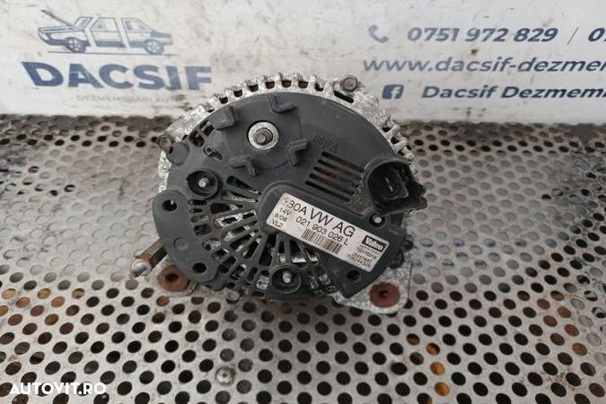 Alternator 021903026L Volkswagen VW Passat CC 1  [din 2008 pana  2012] seria Sedan 2.0 TDI BlueMoti - 3