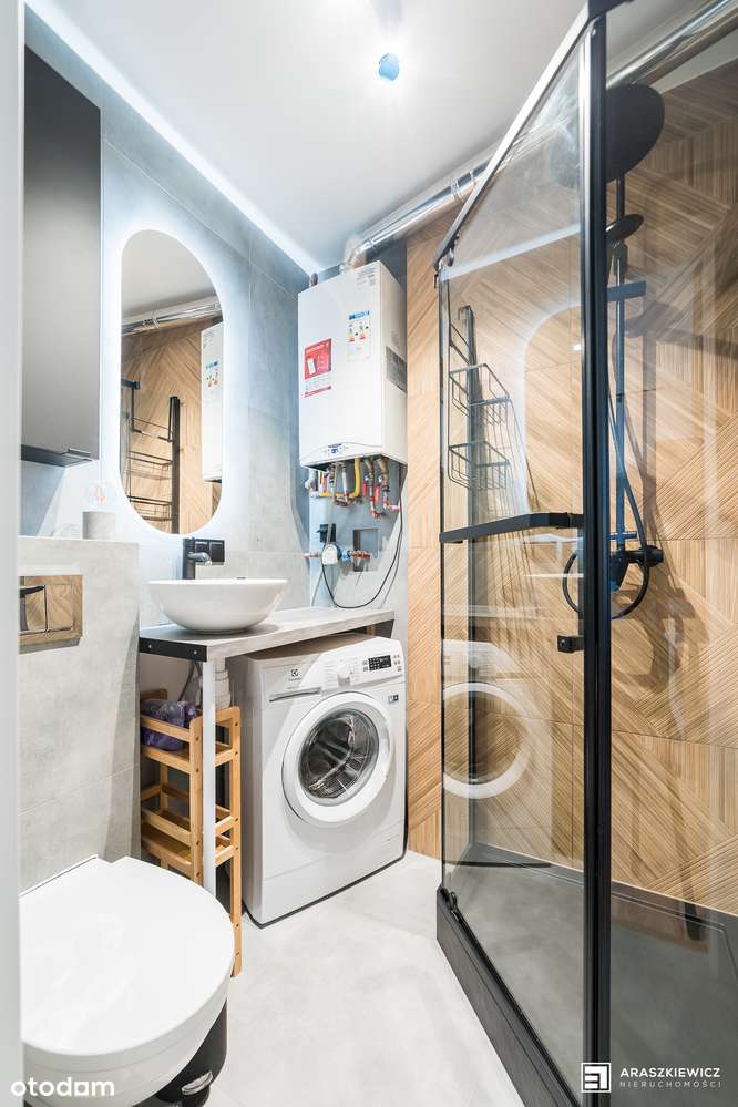 STYLOWE mieszkanie 37 m² po remoncie w sercu Łazarza, OSOBNA GARDEROBA-1