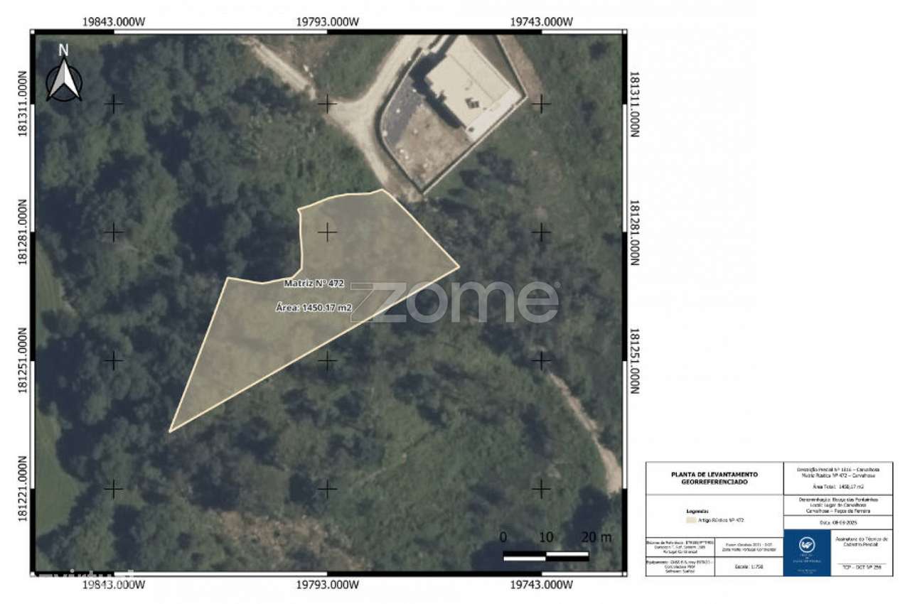 Terreno Rústico com 1450 m2 na Carvalhosa, Paços de Ferreira - Grande imagem: 2/15