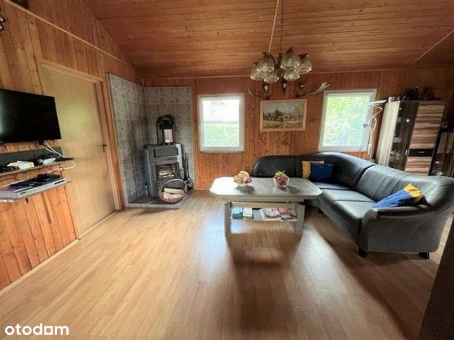 Parterowy dom nad jeziorem Woświn-4