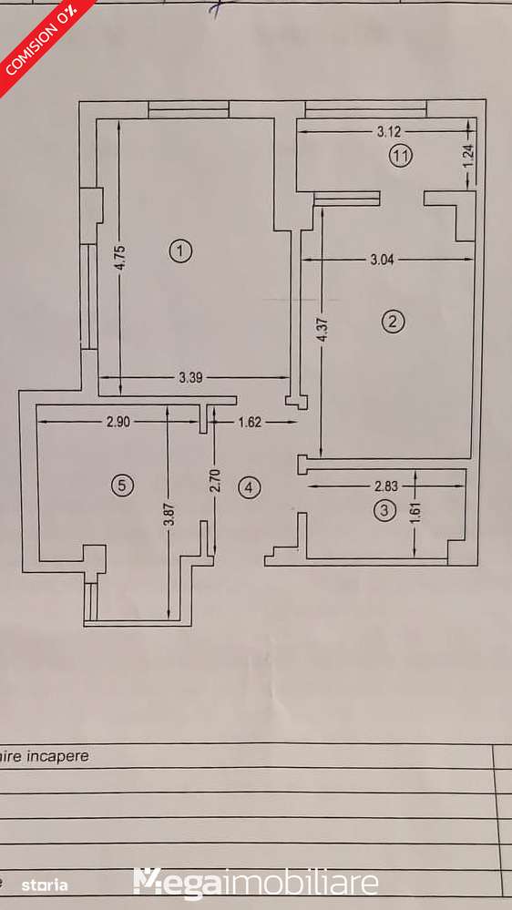 #Apartament decomandat · bucătărie separată · mobilat » Compozitorilor-12