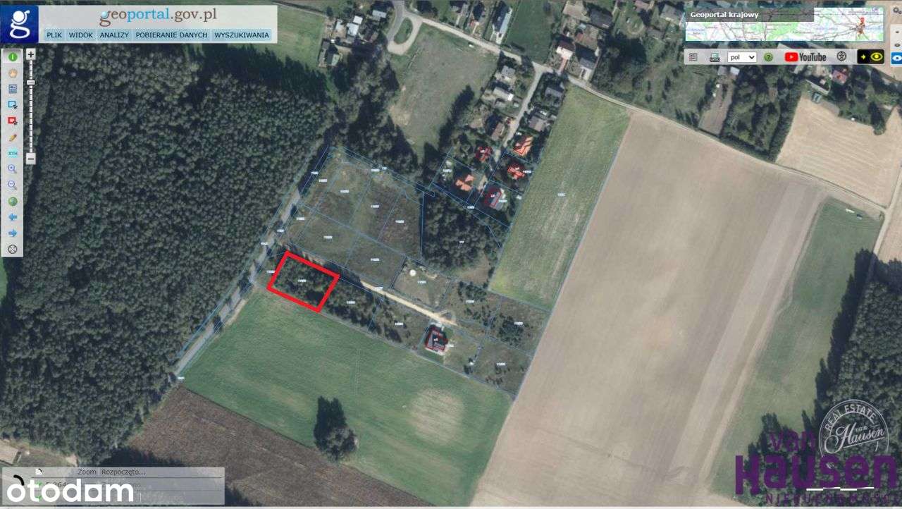 Działka, 1 633 m², Imielenko-3