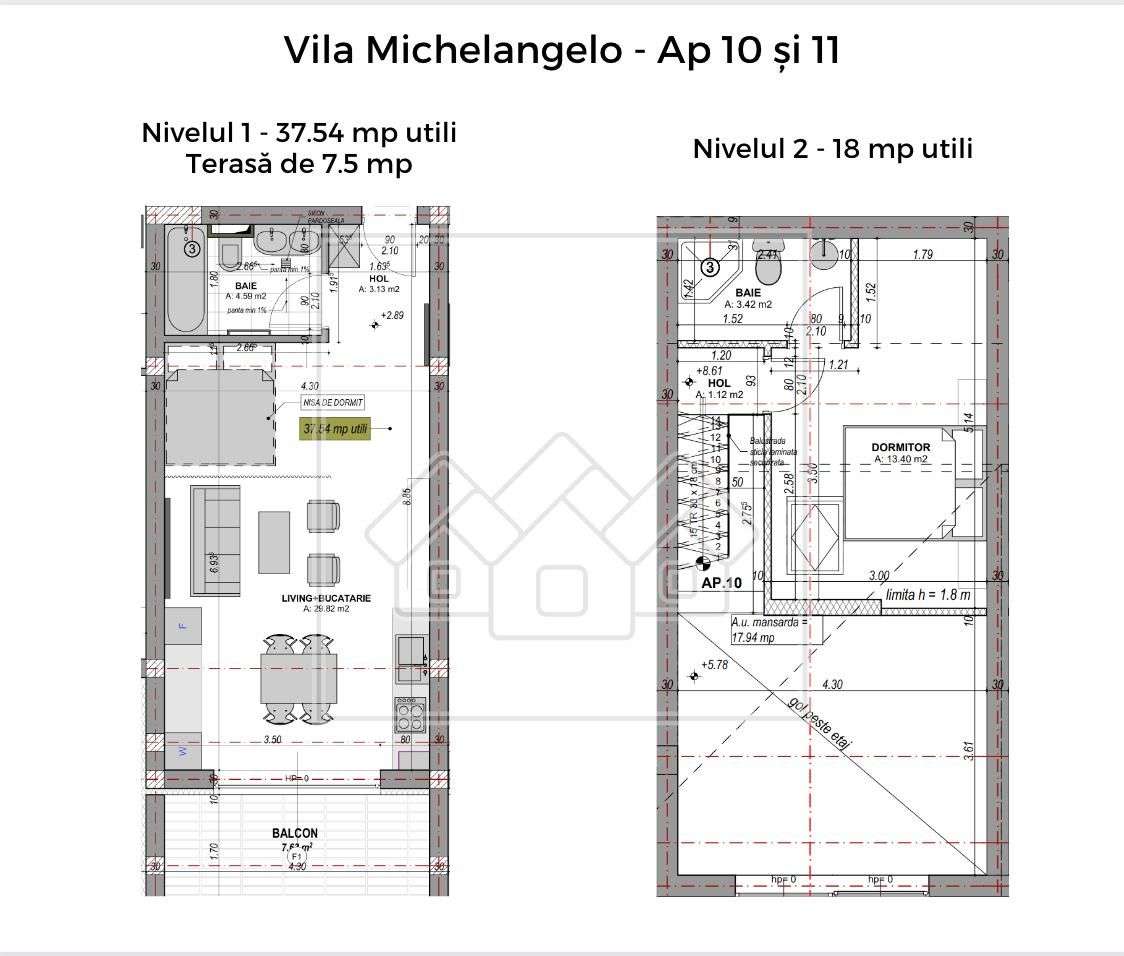 Penthouse confort lux in DaVinci Homes, disp imediat, mobilat - Imagine principală: 4/13
