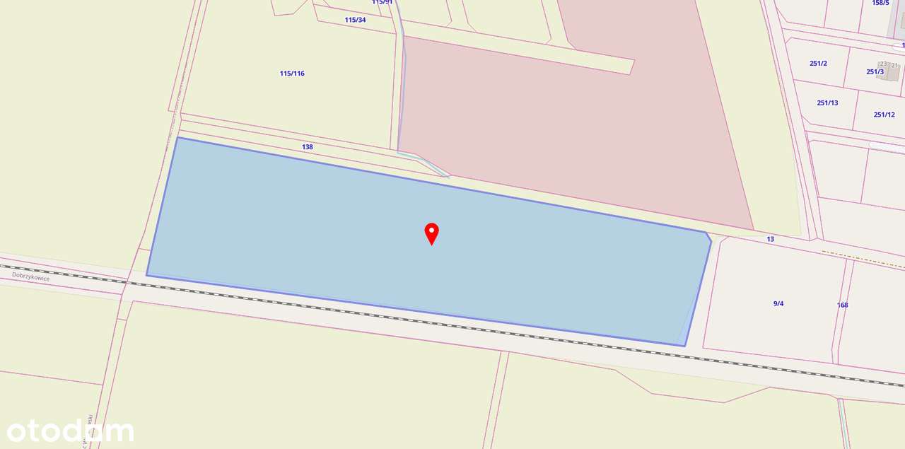 Nadolice Małe | 3,15 ha | przy ul. Kolejowej | Blisko Wrocławia