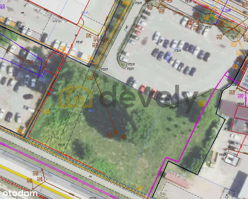 Działka o przezn. Usługowo Handlowym |21,63 ar - Pełny obrazek: 2/3