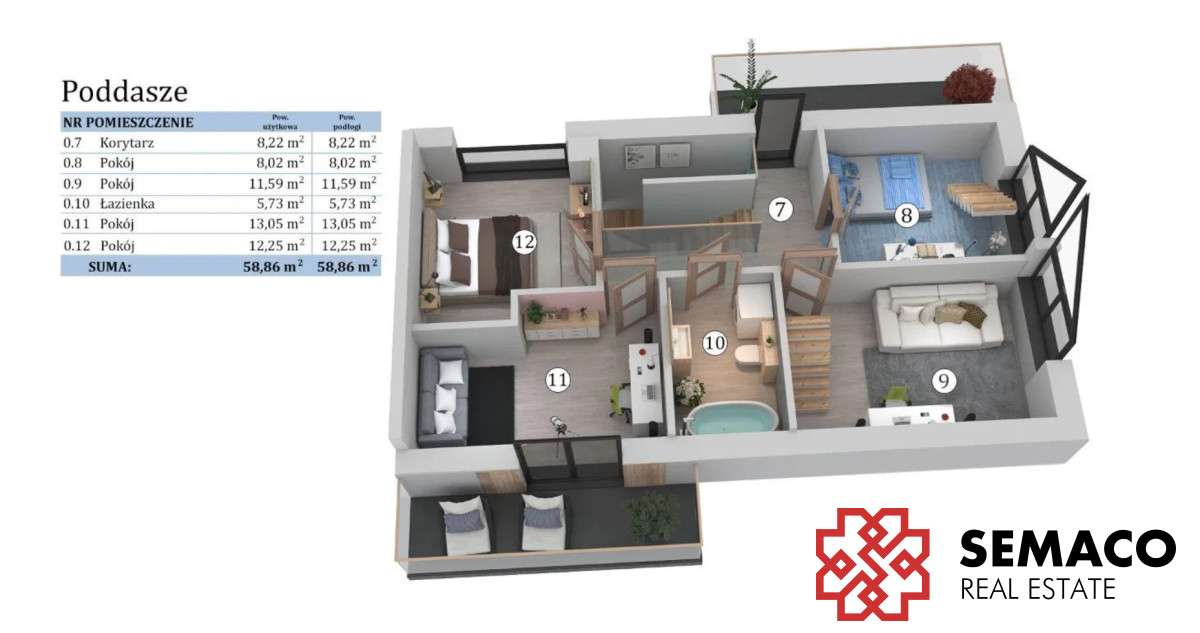 Bliźniak/5 pokoi/ deweloperskie/bez Pcc i prowizji - Pełny obrazek: 4/10