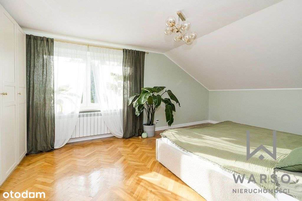 Klimatyczny dom wolnostojący w sercu Łomianek.-16