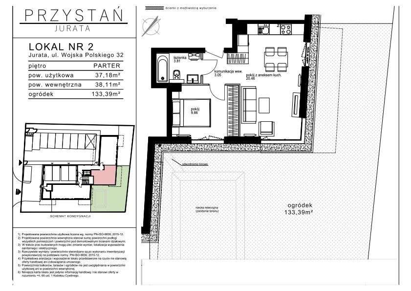 3 pokojowy apartament inwestycyjny w sercu Juraty-15