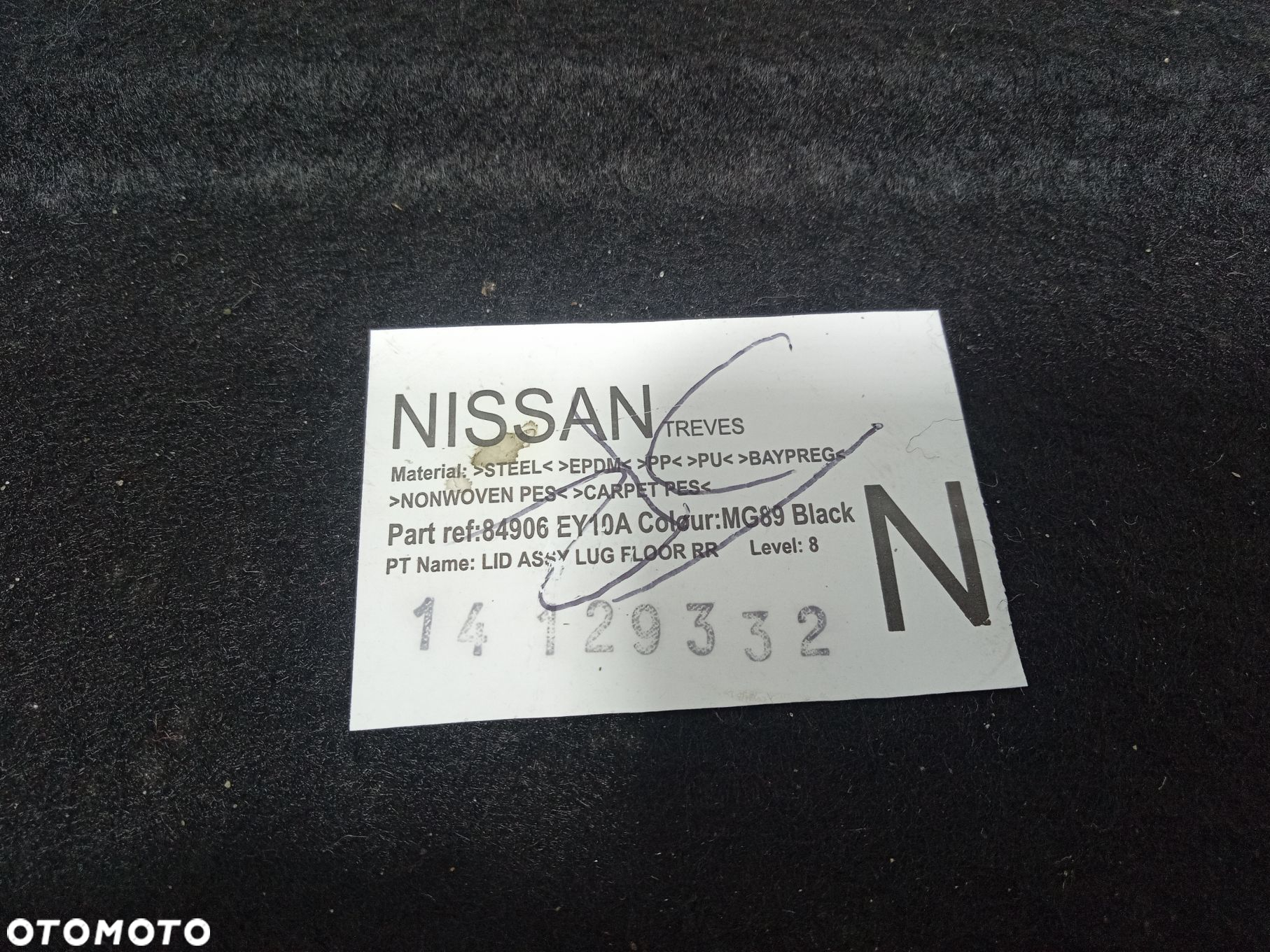 NISSAN QASHQAI I J10 +2 PODŁOGA SCHOWEK BAGAŻNIKA 84906EY10A - 4