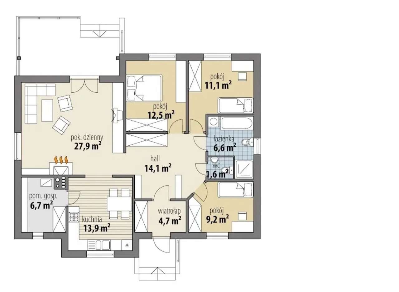 Wyjątkowy dom parterowy w spokojnej okolicy-18