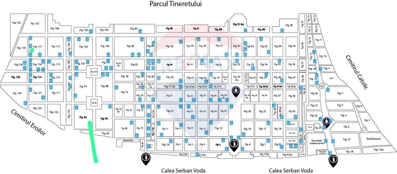 Loc de veci cu 6 locuri in cimitirul Bellu-1