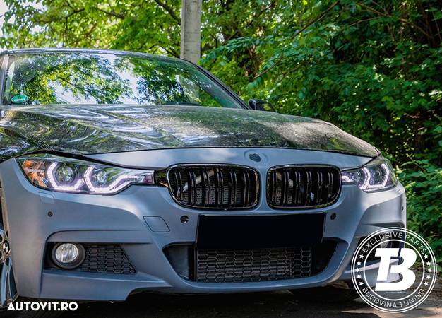 Faruri LED Angel Eyes compatibile cu BMW Seria 3 F30 F31 - 19