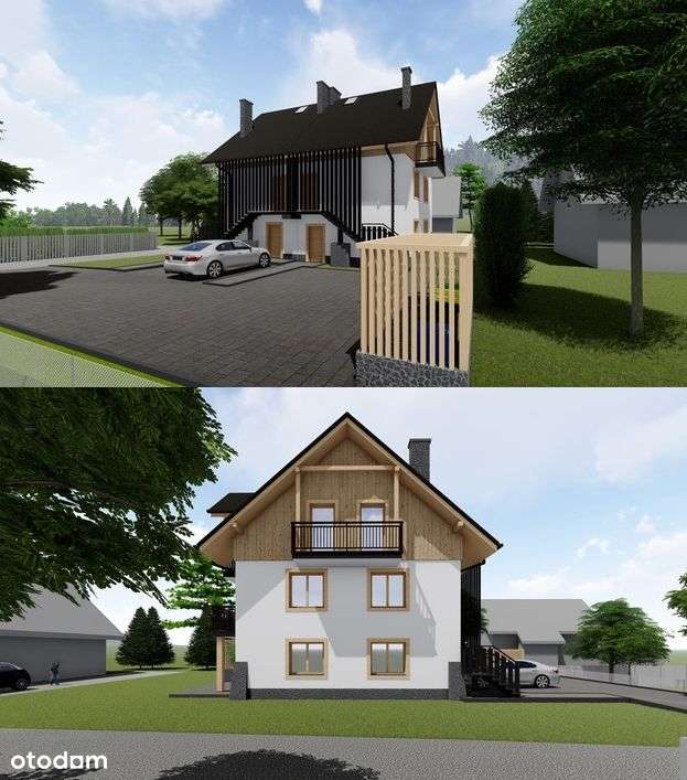 Inwestycja/ dom/ 4 apartamenty/ Pieniny/Szlachtowa - Pełny obrazek: 4/8