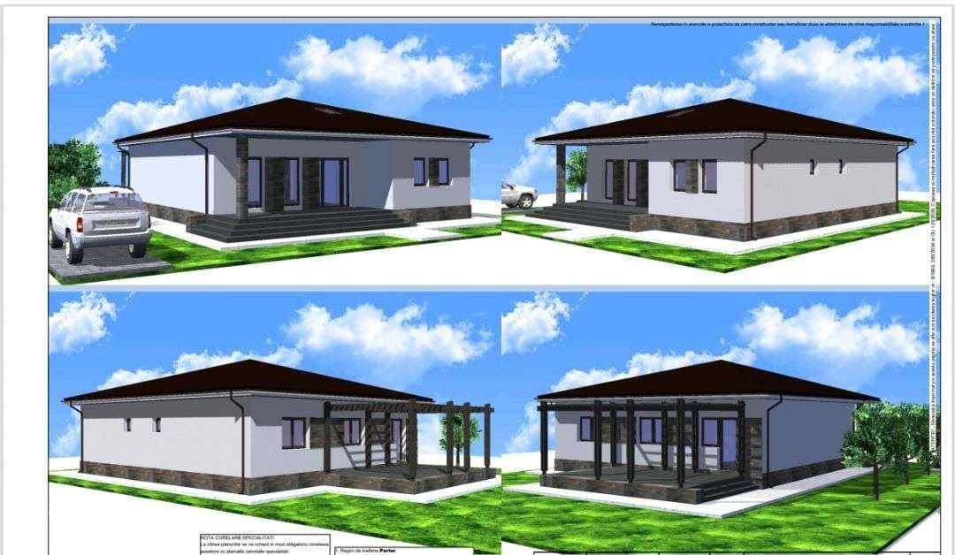 CASA LA SOL CUMPANA | TOATE UTILITATILE | 3 DORMITOARE |CURTE GENEROAS - Imagine principală: 4/12