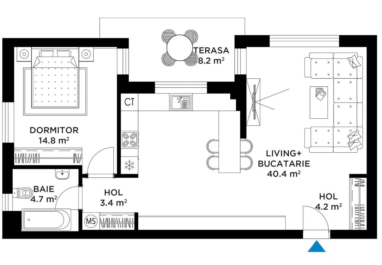 Apartament cu 2 Camere | Bucureștii Noi | Lac Străulești-2