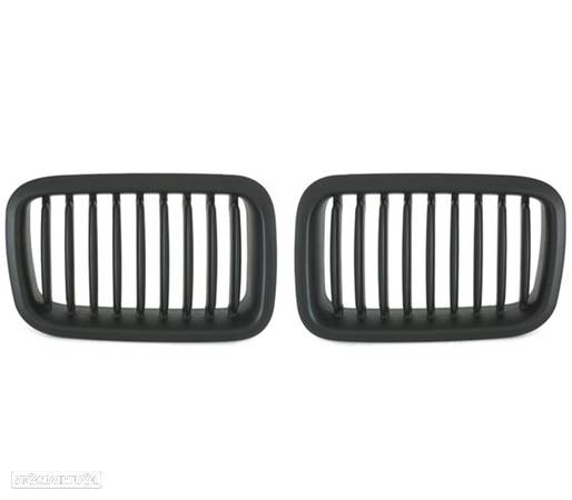 GRELHAS FRONTAIS PARA BMW SERIE 3 E36 91-96 PRETAS - 1