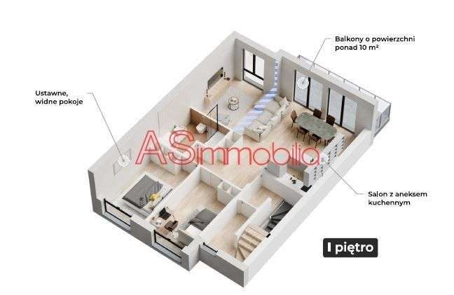 3/4 pokoje, 70m2, ogród, 2 garaże ,W-wa Wawer - Pełny obrazek: 5/9