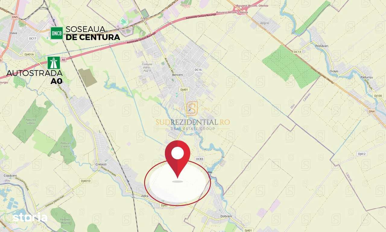 Teren de vanzare, ideal investitie - Vidra, Ilfov - Imagine principală: 4/4