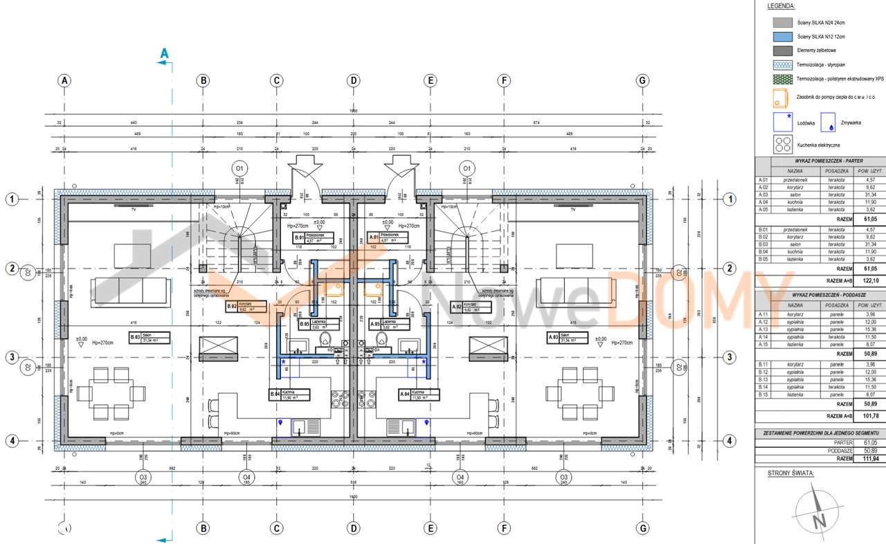 Przestronne bliźniaki 111,94 m2 w Wołczkowie 0% prow. - Pełny obrazek: 5/6