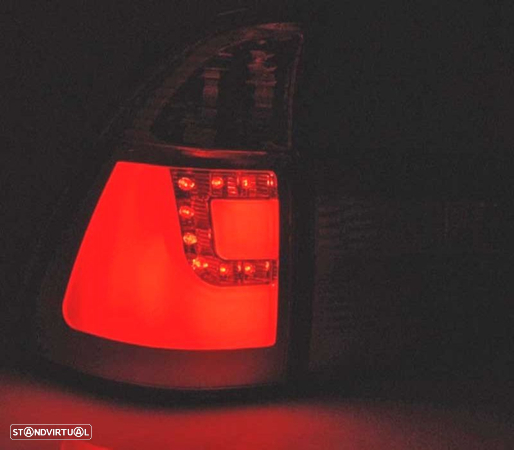 FAROLINS TRASEIROS PARA BMW X5 E53 99-03 LED VERMELHO BRANCO - 3