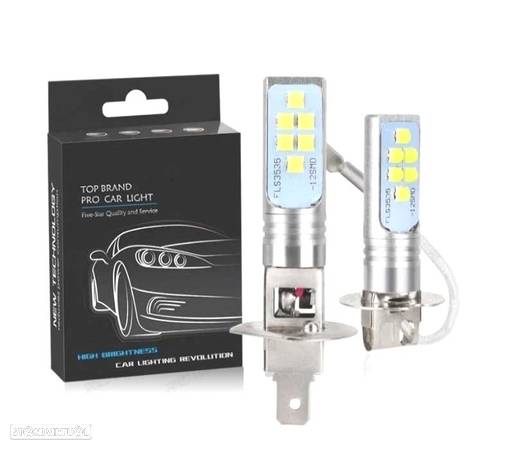 KIT CONJUNTO LÂMPADAS CREE LED H3 5600K TIPO XENON - 1