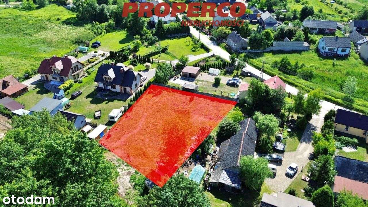 Działka z Wz, pow. 1117 m2, Łukowa, gm. Chęciny - Pełny obrazek: 3/8