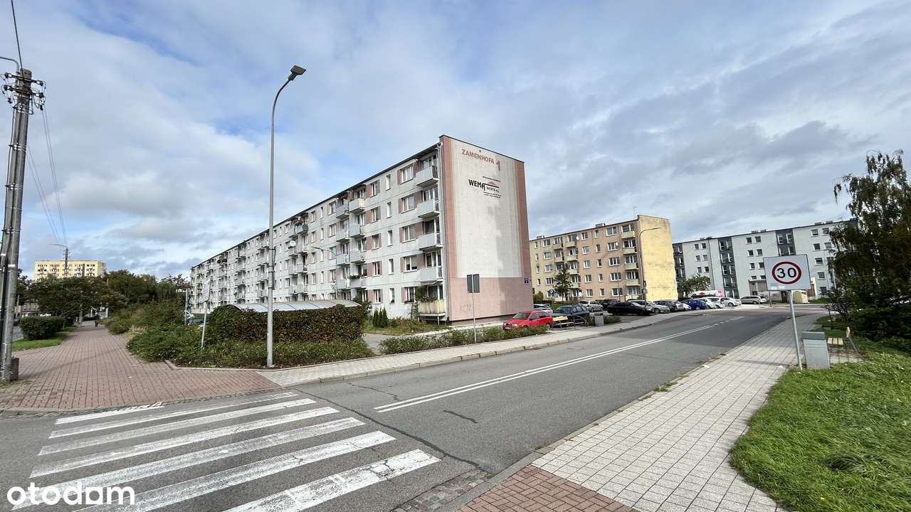 Sprzedam mieszkanie 2 pokojowe, 44,38 m2 z balkonem przy ul. Zamenhofa-15