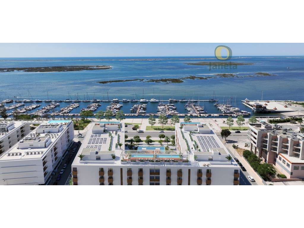 Apartamento contemporâneo em condominio, frente à Ria Formosa , Mar...-20