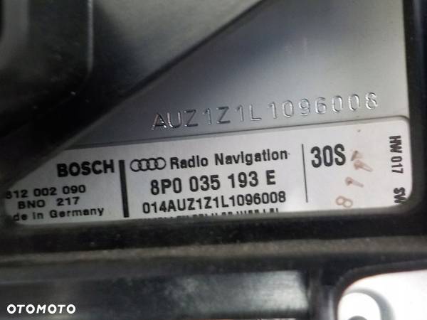 AUDI A3 II 8P LIFT RADIO KONSOLA PANEL NAWIGACJA 8P0035193E - 3