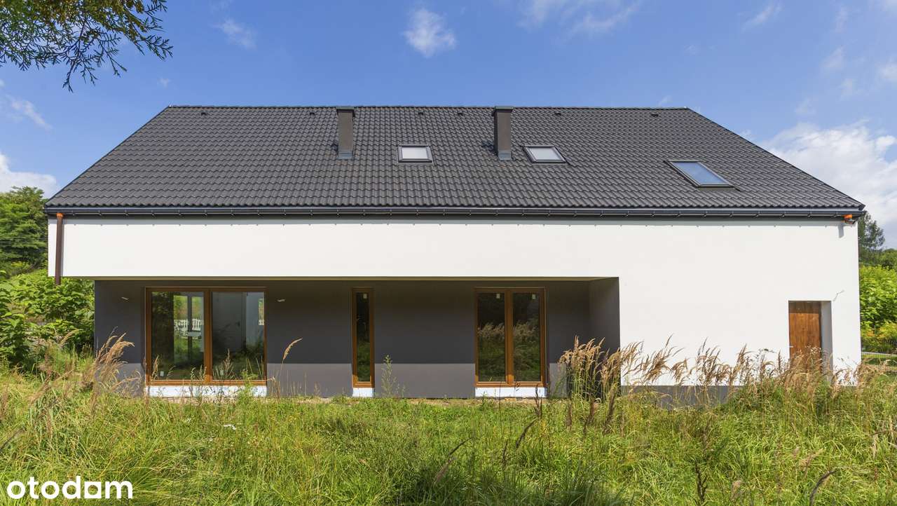 Wysoki salon 6m, Park Krajobrazowy, pompa ciepła, nowoczesna stodoła-4