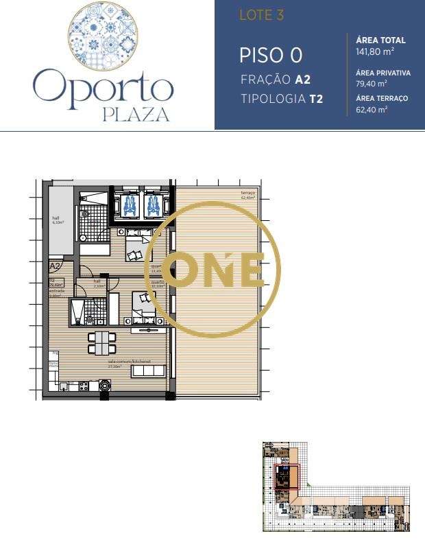 Apartamento T2 com terraço - Grande imagem: 4/9