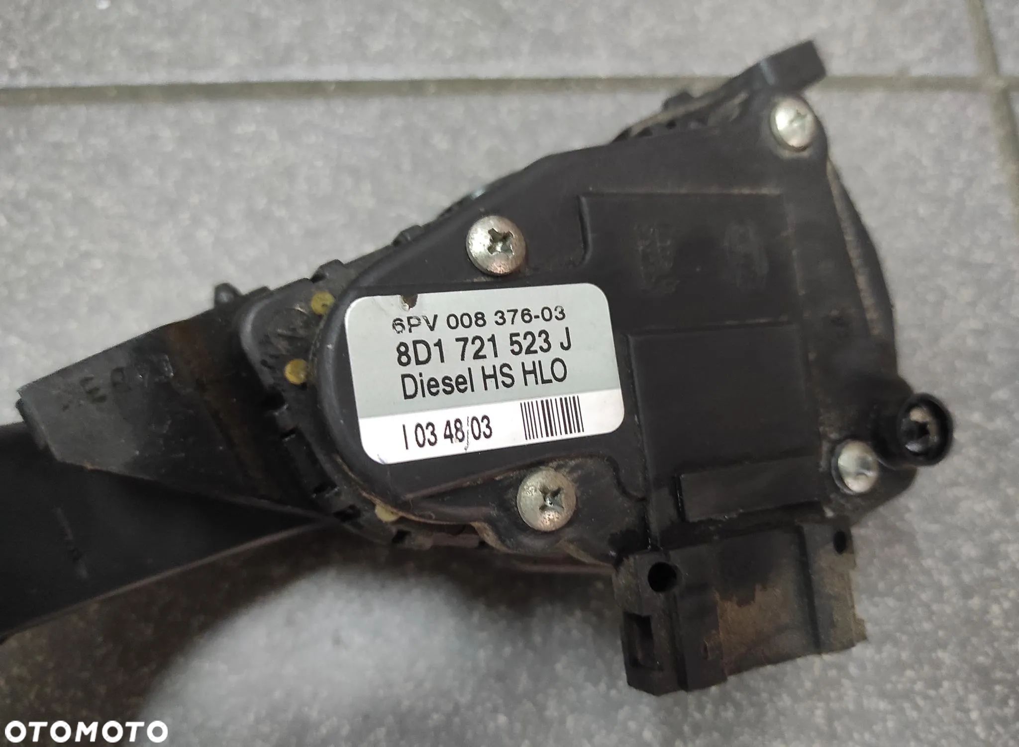 Potencjometr gazu SKODA SUPERB 1 VW PASSAT B5 AUDI A4 B5 8D1721523J tdi - 1