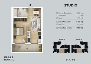 Apartament 2 camere, in bloc nou, metrou Berceni
