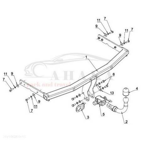 Hak Holowniczy Automat Do Seat Toledo Sedan 2004-2013 - 3